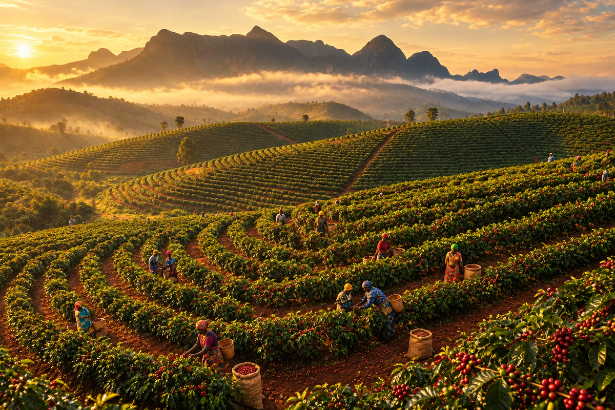Ugandan Coffee Farm Banner